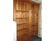 £130 - ANTIQUE PINE large bookcase,  made