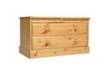 PINE WOOD 2 draw chest of draws Free to collector 2 draw....