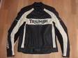 LEATHER MOTORCYCLE Jacket Triumph Hawk Leather....
