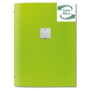 GREEN DAG RECYCLED LEATHER MENU COVERS & INFO FOLDER PORTRAIT A4 SIZE